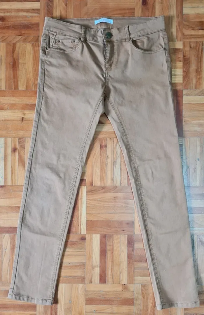 Pantalon femme taille basse Cache Cache T40