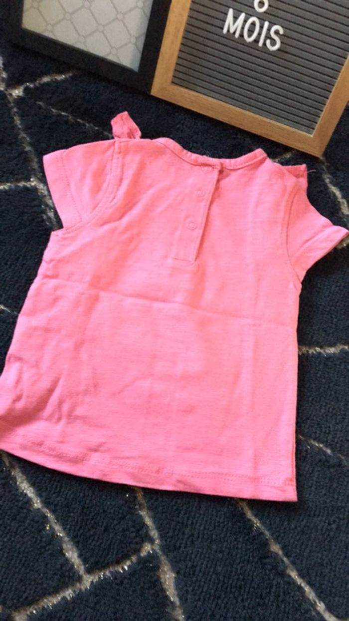 Teeshirt manche courte 6 mois - photo numéro 3