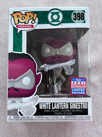 Funko pop white lantern sinestro édition limitée 398