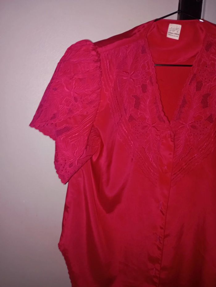 Superbe pièce vintage rose - photo numéro 4