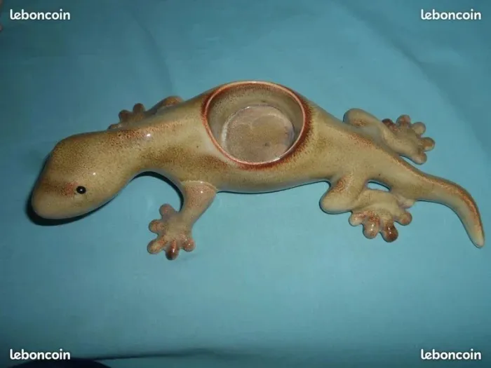 Lézard bougie décoration - photo numéro 2