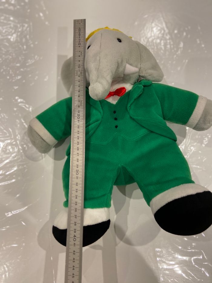 Peluche Babar 40 cm vintage 80 - photo numéro 5