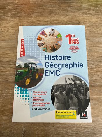 manuel d’histoire 1re bac pro