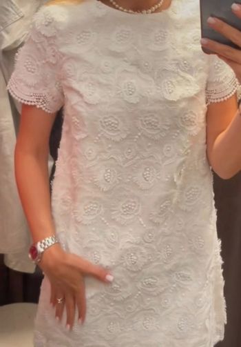 Vestido blanco zara 