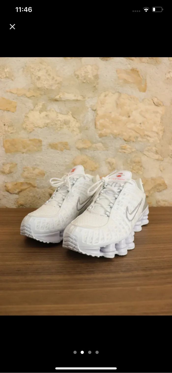 Nike shox blanche 37 - photo numéro 2