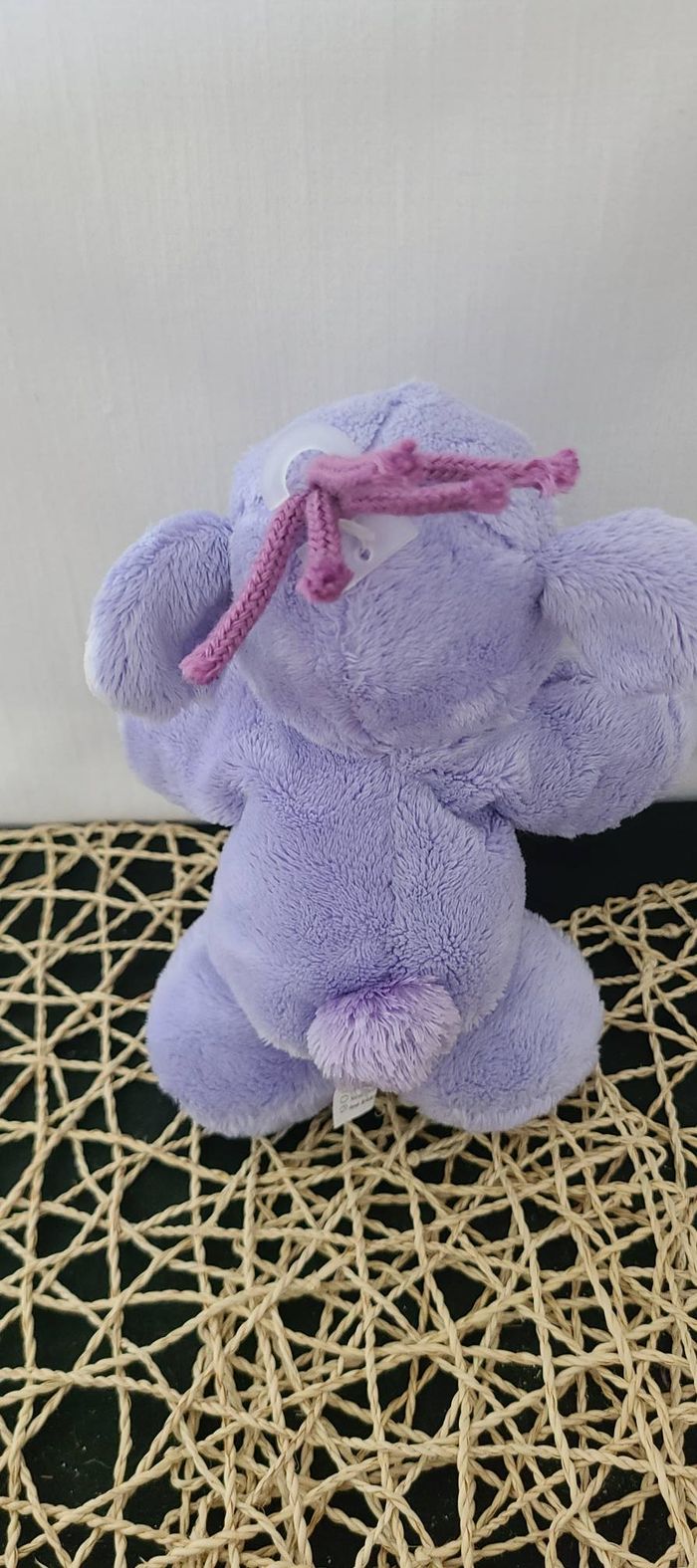 Doudou Eléphant mauve éléphant  Lumpy Winnie Disney Nicotoy - photo numéro 4