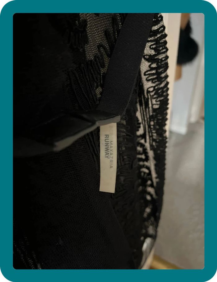 Robe mi-longue en tulle brodé XXS - Runway Max Azria - photo numéro 5