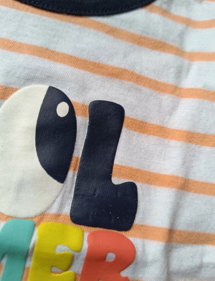 Débardeur rayé orange - photo numéro 4