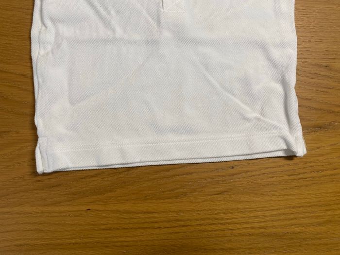 Petit Bateau Polo blanc Taille 12 mois - photo numéro 3