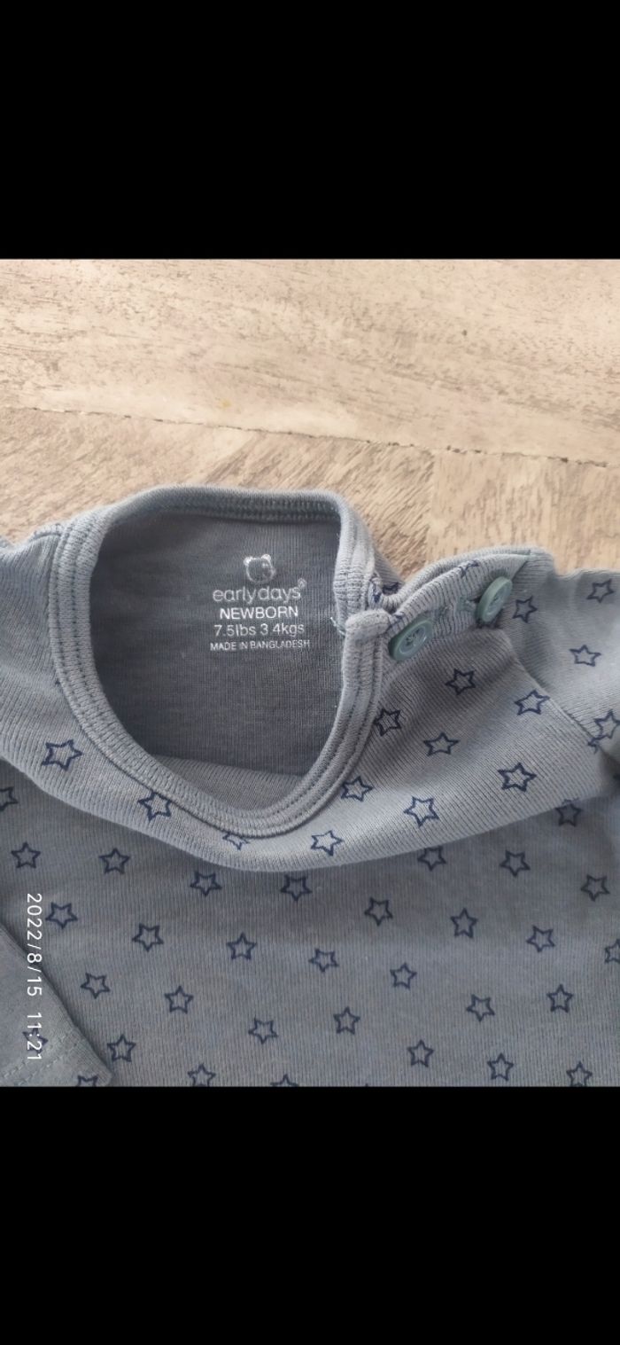 Tee-shirt  1 mois - photo numéro 2