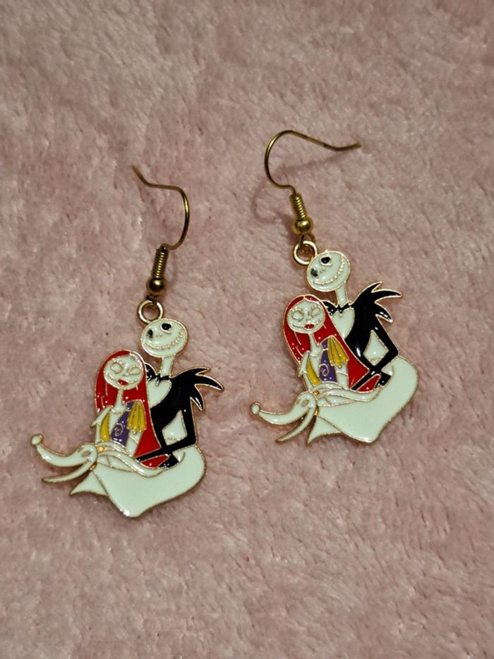 Boucles d'oreilles The nightmare before Christmas Disney