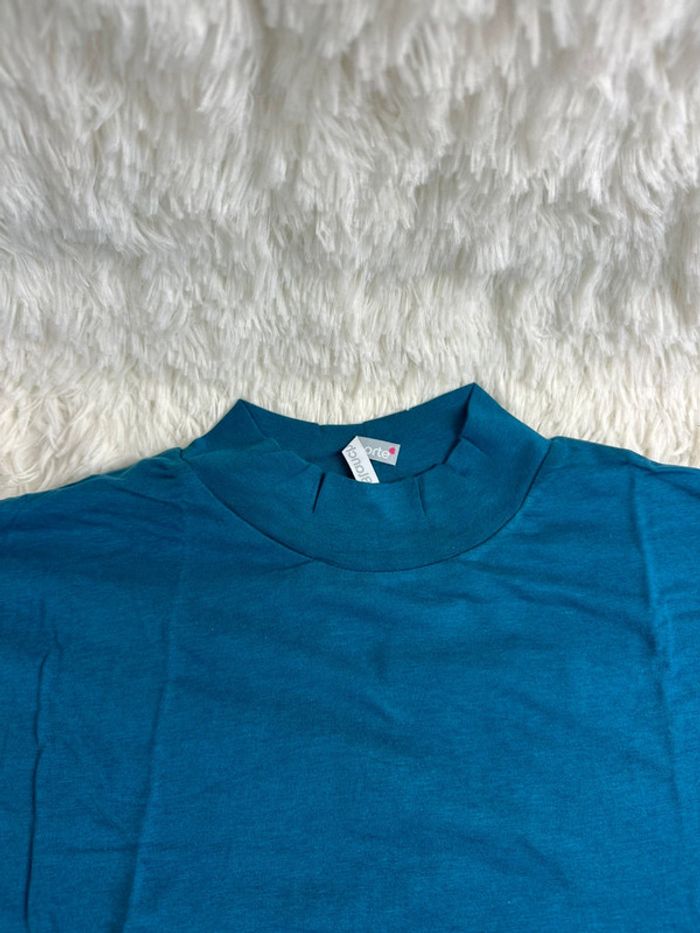 T-shirt manches longues bleu Prusse blancheporte taille 42/44 - photo numéro 2