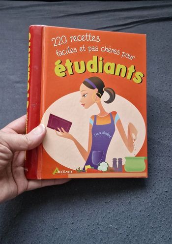 Livre 200 recettes pour étudiants