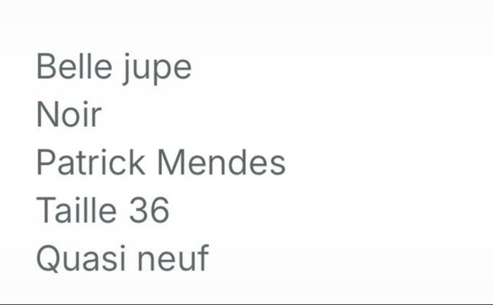 Jupe Patrick Mendes - photo numéro 6