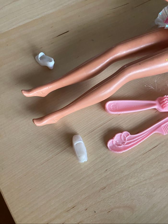 Barbie Mattel poupée 1995 rose pink foam n color - photo numéro 6