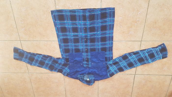 Surchemise homme à carreaux 41 bleue