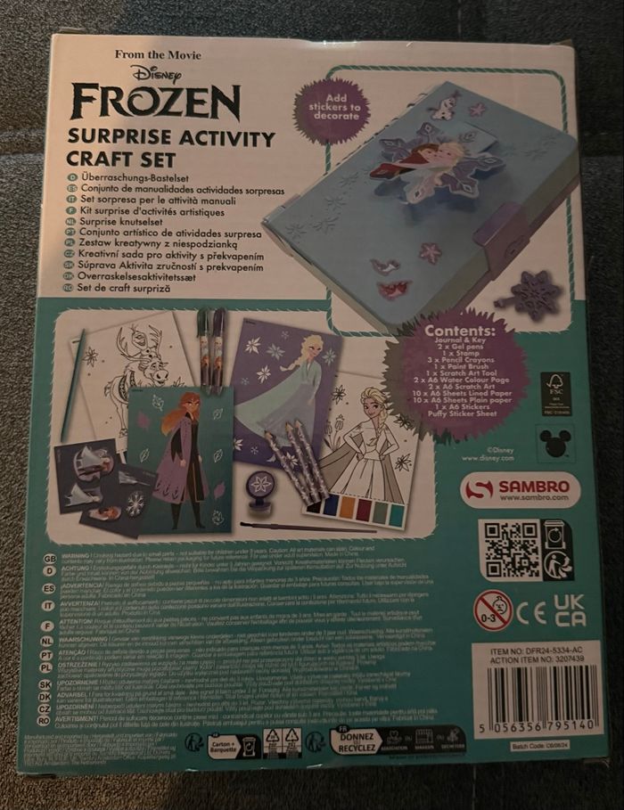 Carnet d’activité surprise, la reine des neiges - photo numéro 2