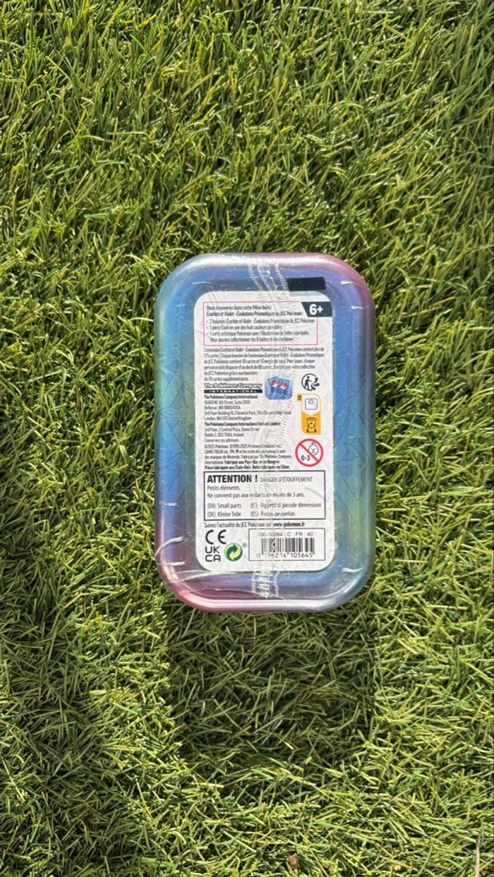 Coffret Pokemon mini tins scellé écarlate et violet évolution prismatique ev8.5 givrali - photo numéro 2