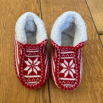 Chaussons chaudes montagne