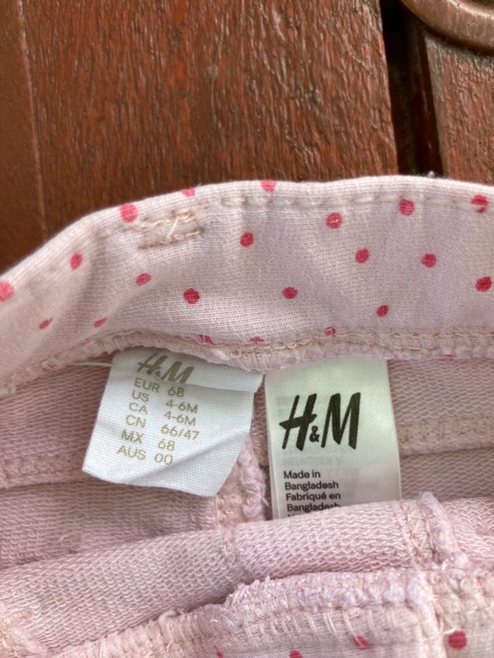 Pantalon rose fille 3 mois - photo numéro 2