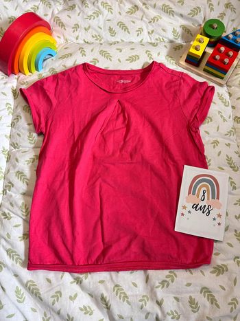 teeshirt manches courtes rose 8 ans vertbaudet