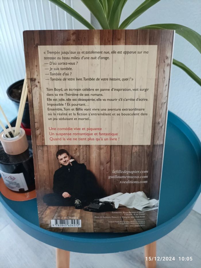 La fille de papier Guillaume Musso - photo numéro 2