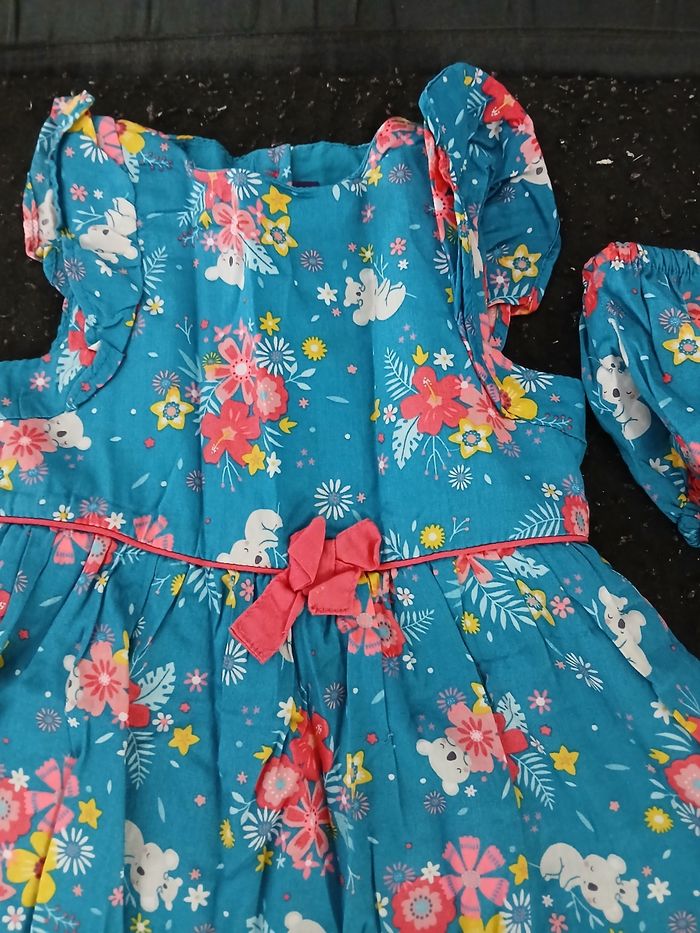 Robe de cérémonie été avec culotte 18 mois - photo numéro 2