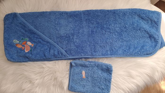 Serviette de bain pour bébé garçon - photo numéro 5