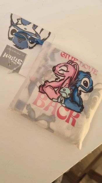 Cabat  petit sac nylon STITCH  disney neuf