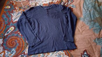 T-shirt gris manches longues