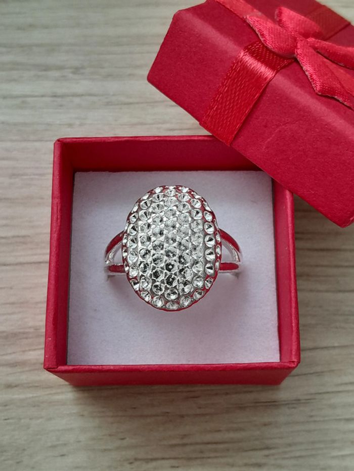 Bague de fiançailles Bella,série Twilight taille 60, plaquée argent - photo numéro 3