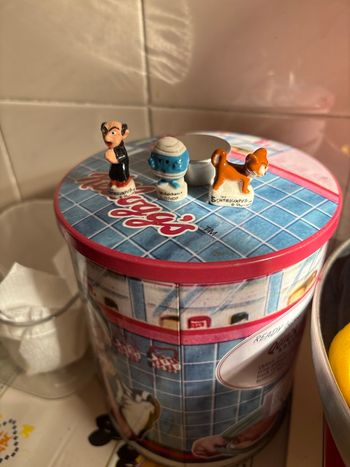 Lot de trois fève, les Schtroumpfs