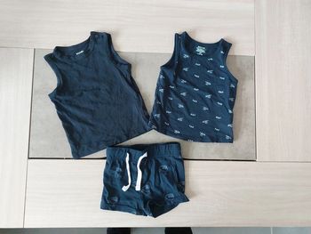 Lot short / débardeurs. Kiabi. 6 mois