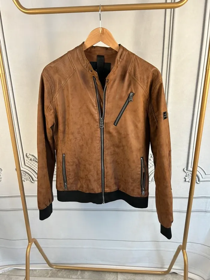 Veste Biker Kaporal Camel M neuve