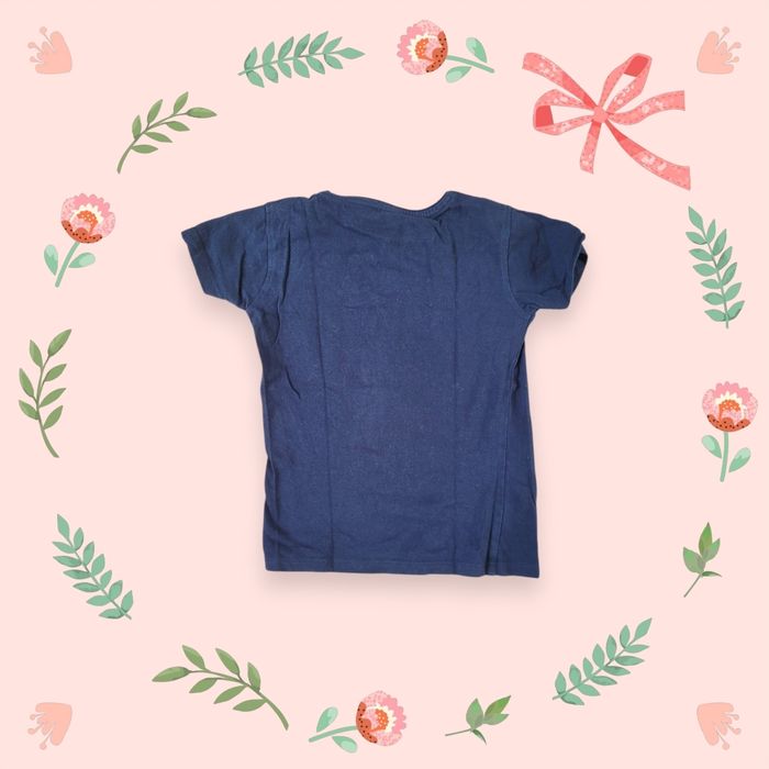 T-shirt fille marine - photo numéro 2