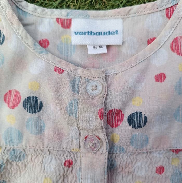 Beau petit haut à pois. - photo numéro 2