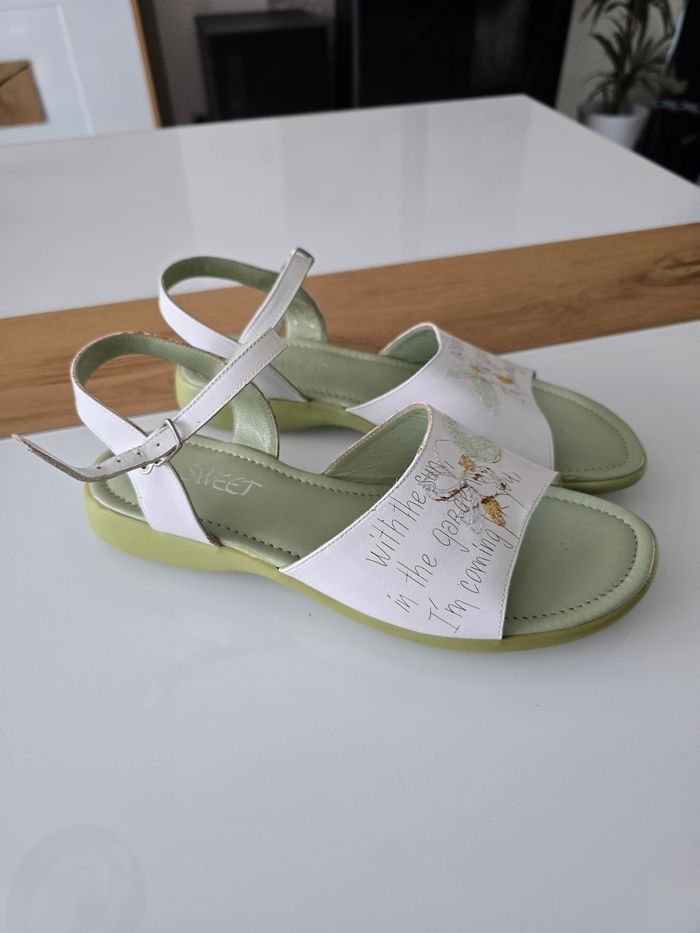 Sandales cuir Sweet pointure 40 neuves - photo numéro 1