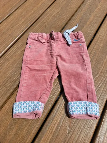 Pantalon velours 9 mois