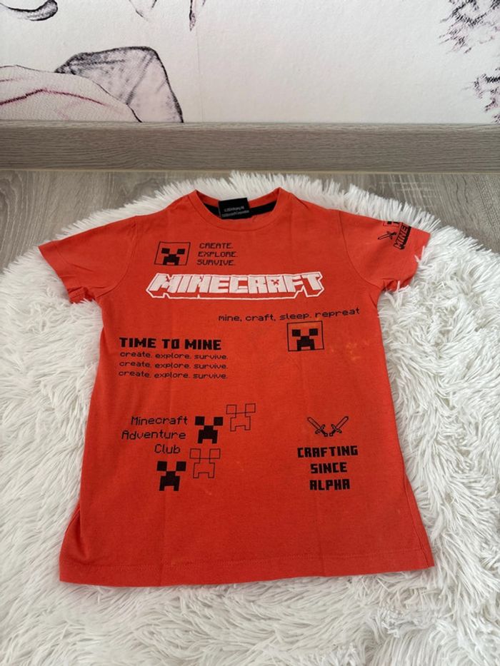 Maillot Minecraft garçon taille 8 ans