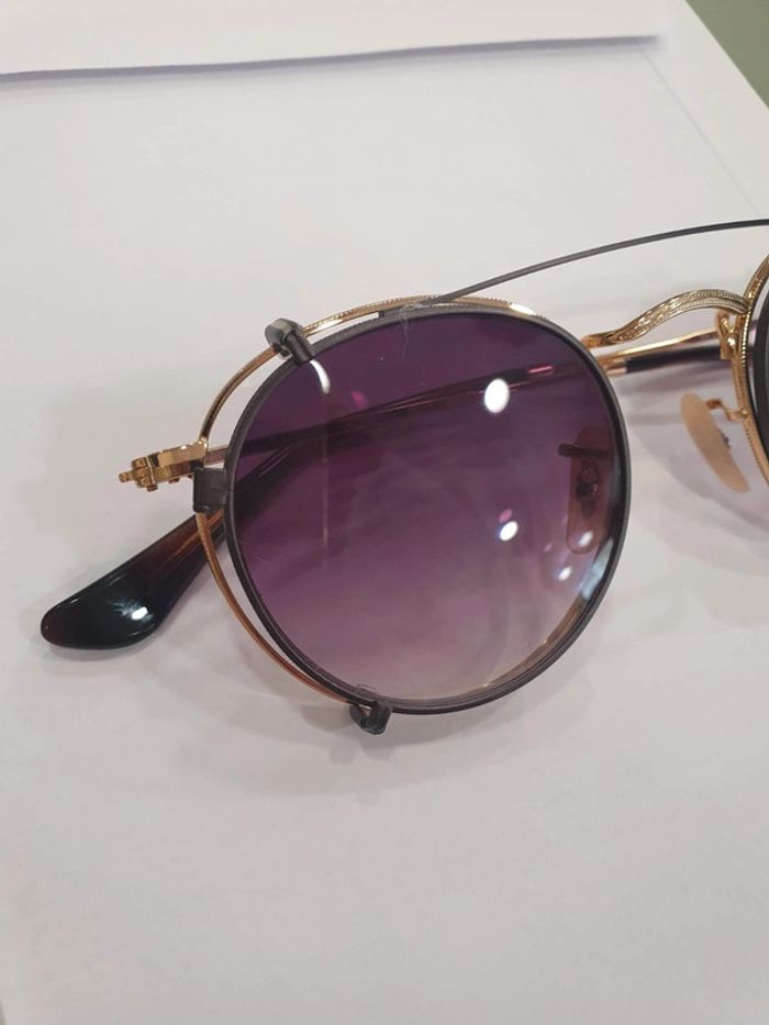 Clip solaire RayBan round metal junior - photo numéro 3