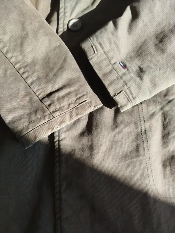 Parka homme vintage Tommy Hilfiger Denim marron taille S - photo numéro 7