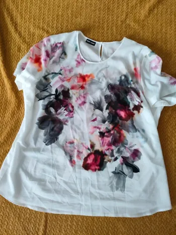 T-shirt fluide Gerry Weber blanc