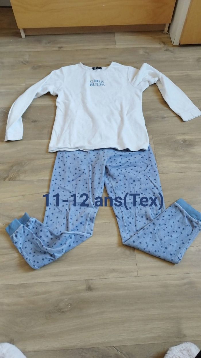 Pyjama fille 11-12 ans