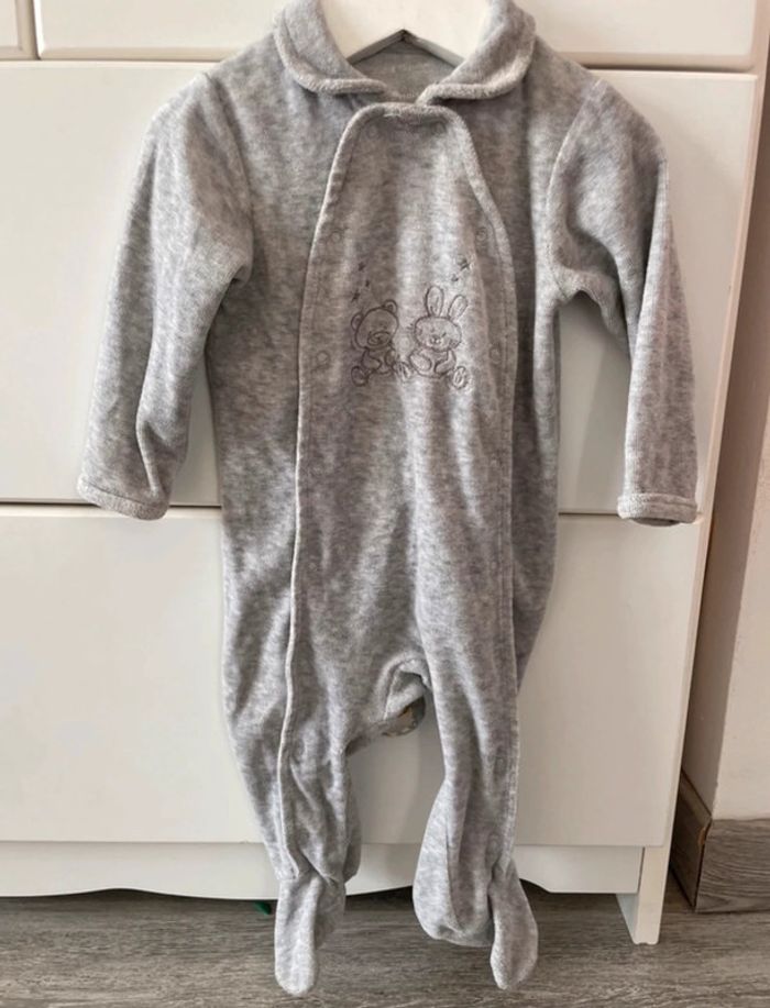 Grenouillère 6 mois pyjama hiver chaud pyjama