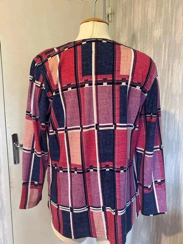 Blouse vintage avec épaulette taille 42 • - photo numéro 3