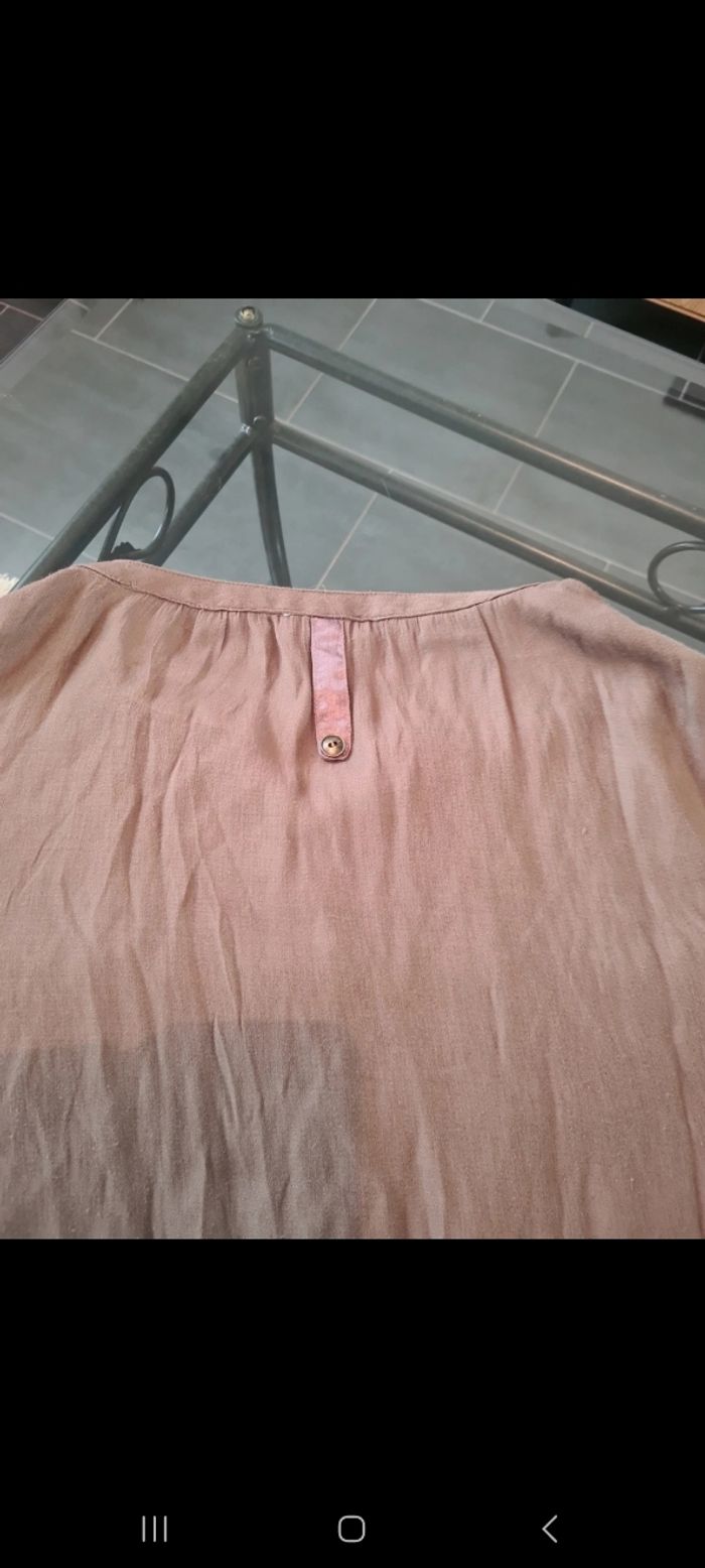 Jolie blouse manche longue on peu les retrousser de chez cache cache - photo numéro 9