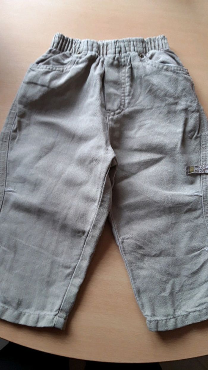 Pantalon en lin et coton 18 mois