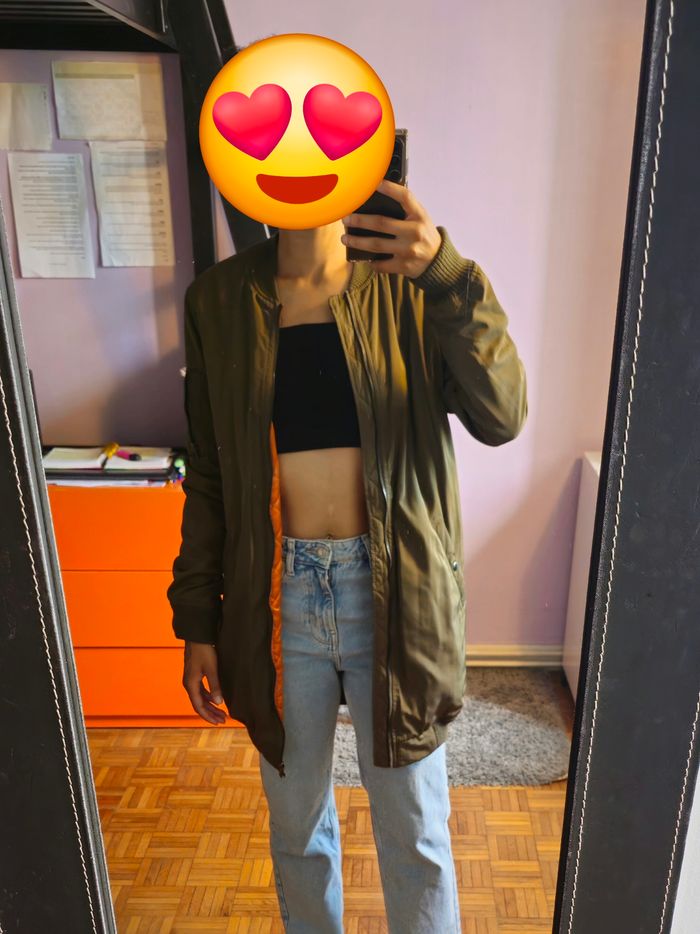 Jolie veste bombers kaki