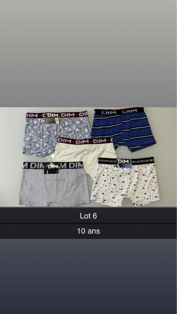 Lot boxer Dim - neuf 