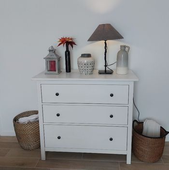 Lampe de table Dalainor Duo - Design moderne gris/noir